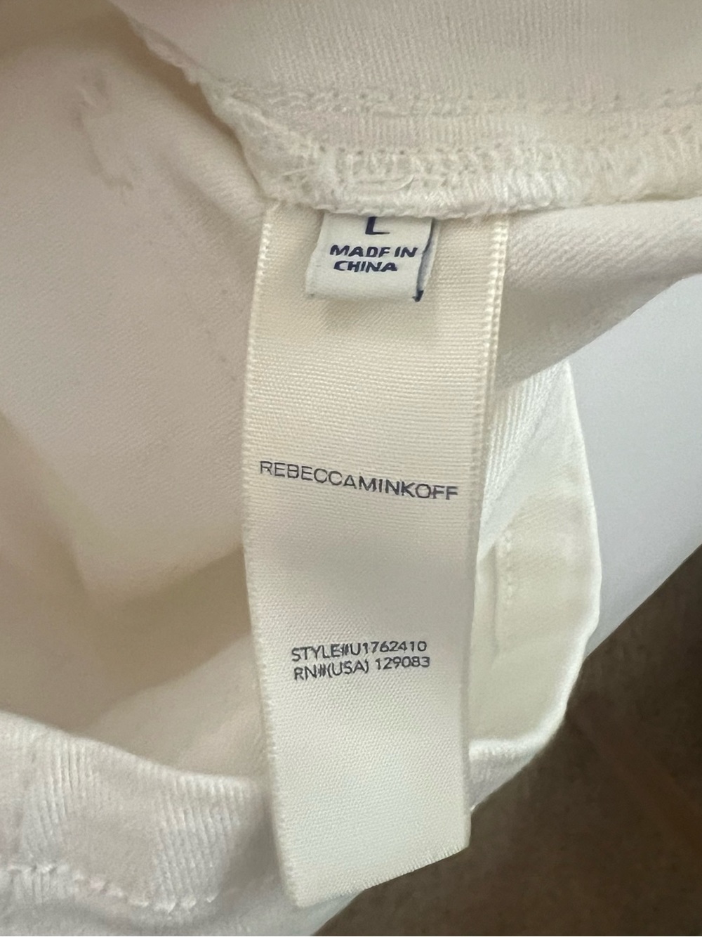 Rebecca Minkoff White Denim Button-Front Overall overalls skirt - Picture 12 of 12